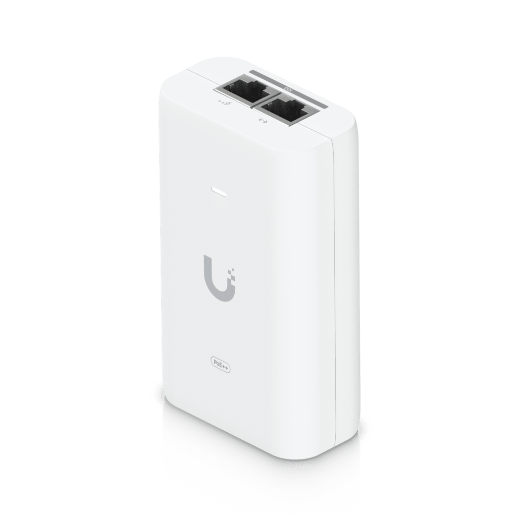 Adaptador PoE++ / 54V DC @ 1.12A / hasta 60W / Puertos 10 GbE / Protección de Sobretensiones