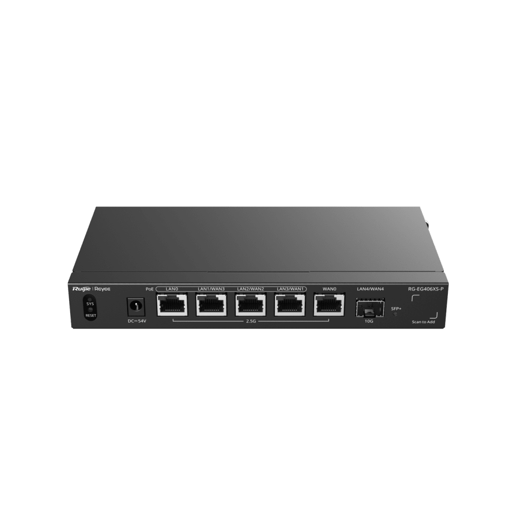 Router Balanceador con Función SD-WAN, PoE+ hasta 110 Watts, Hasta 5 Servicios de Internet y hasta 400 clientes con desempeño de 2.5 Gbps