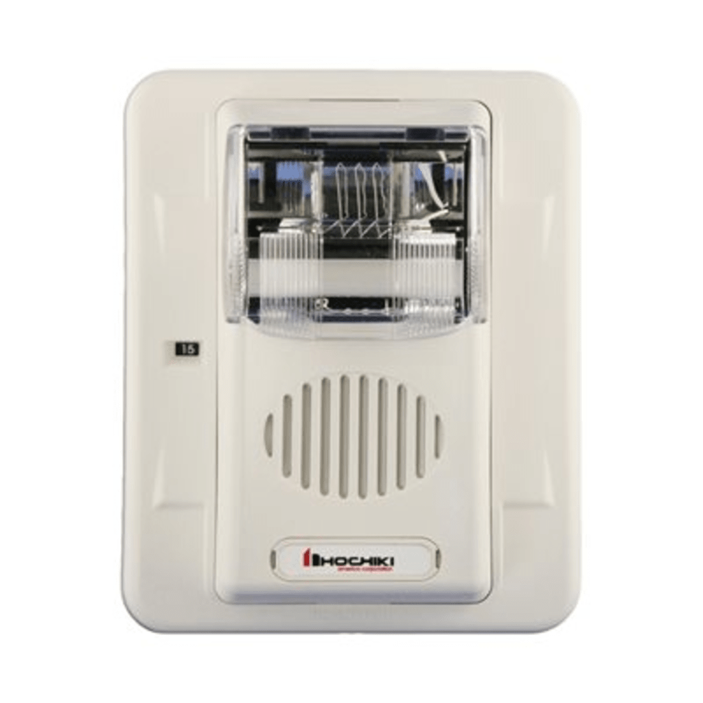 Sirena Estrobo, 24 Vcd, Multi-Candela 15 hasta 110 cd, Montaje En Pared, Color Blanco, Serie HEC3 (0500-06030)