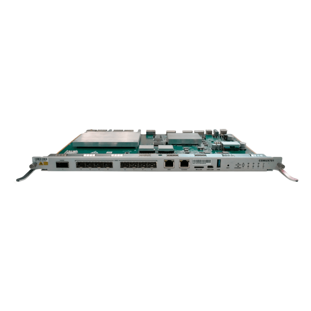 Tarjeta de Control y Uplink para OLT V-SOL V5600-X7 / 4 Puertos SFP+ (1/10G) / 1 Puerto QSFP28 (40GE/50GE/100GE) / 1 Puerto AUX