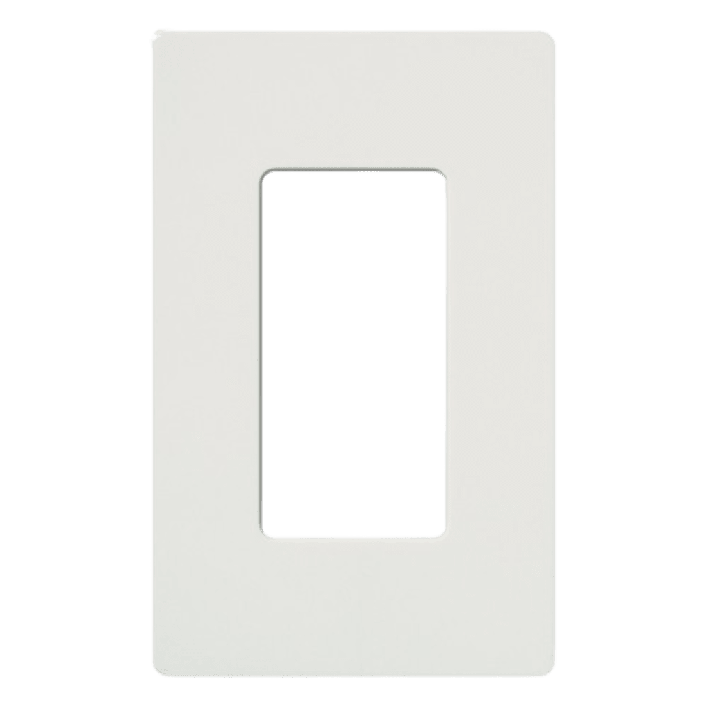 Tapa Color Blanco para interruptor o dimmer Lutron, 1 gang, limpio y moderno