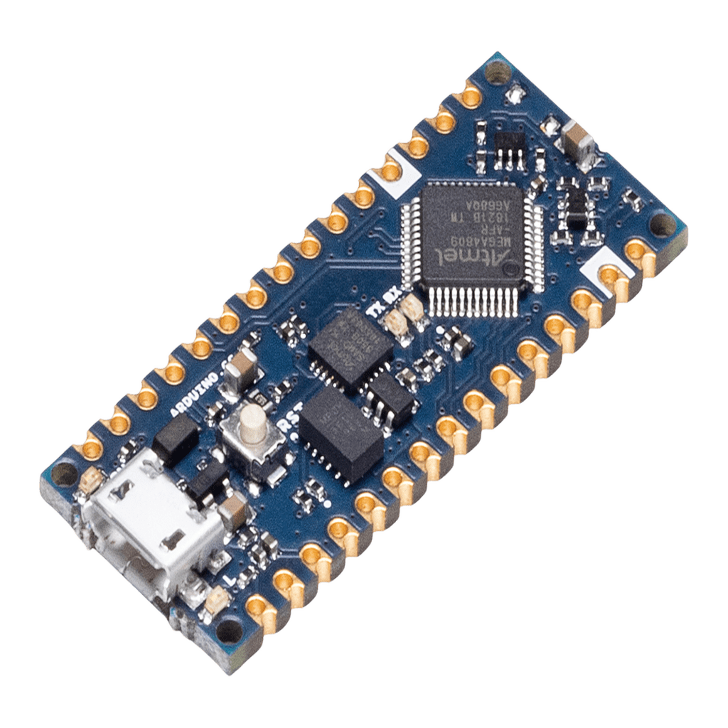 Placa de Desarrollo Arduino Nano Every / Microcontrolador ATmega4809 20 MHz / 48 KB Flash / 6 KB SRAM / USB-C Serial Bridge / Compatible 5V / Formato Nano / Maker y Robótica