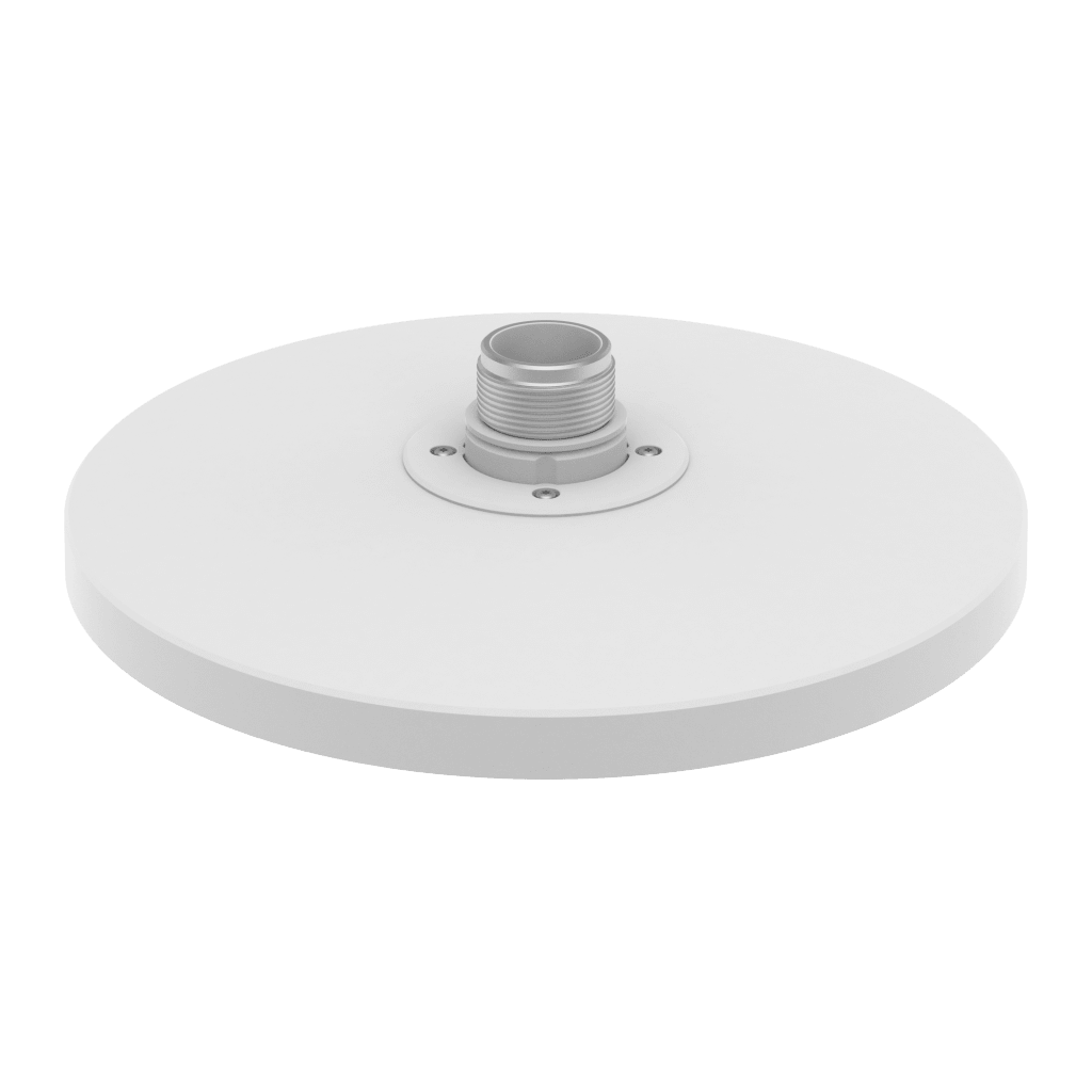 Montaje adaptador compatible con cámaras modelo PNM-9084RQZ1 / PNM-9085RQZ1 color blanco