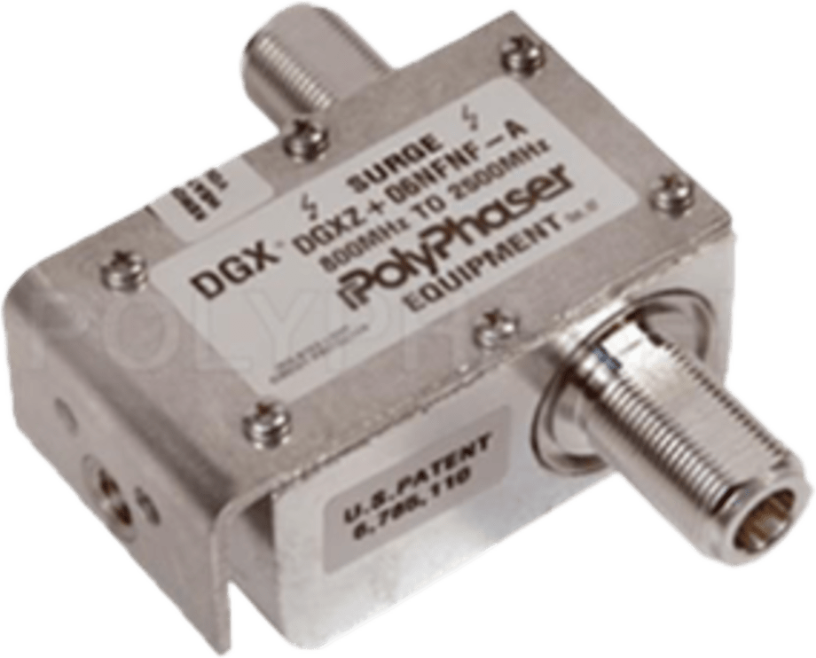 Protector Coaxial para Amplificador de Punta de Torre (DC PASS 800 - 2500 MHz)