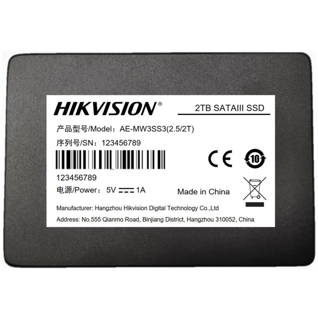 Unidad de Estado Solido (SSD) 512 GB / Especializado para Videovigilancia móvil / Alto Performance / Uso 24/7 / Compatible con Todos los mDVR