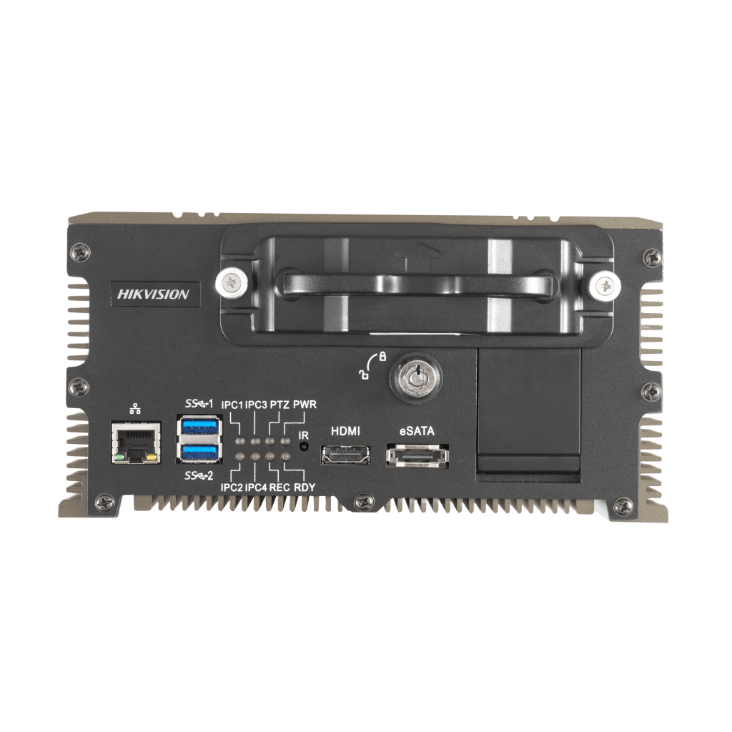 NVR Movil de 5 Canales de 2 Megapixel  / 2 Bahías de Dsco Duro de 2 TB / Soporta GPS