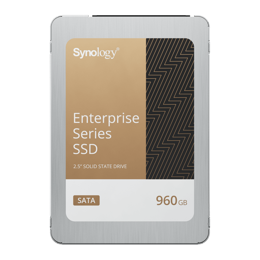 SSD SATA de 2,5" Serie Enterprise | 960 GB | Alto Rendimiento Estable | Resistencia Empresarial | Protección de Datos Integral | Análisis de Vida Útil | Compatibilidad con Synology DSM | Garantía de 5 Años
