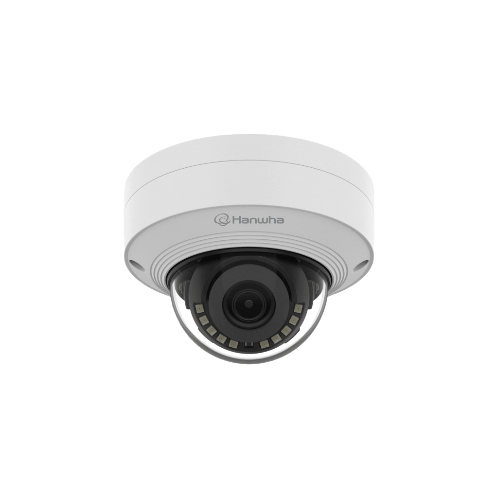 Cámara IP Tipo domo Antivandálica 8 Megapíxel / Lente fijo 3 mm / IR 20M / WDR 120db / IP66 / H.265 & WiseStream / Inteligencia Artificial Deteccion de Personas y vehiculos