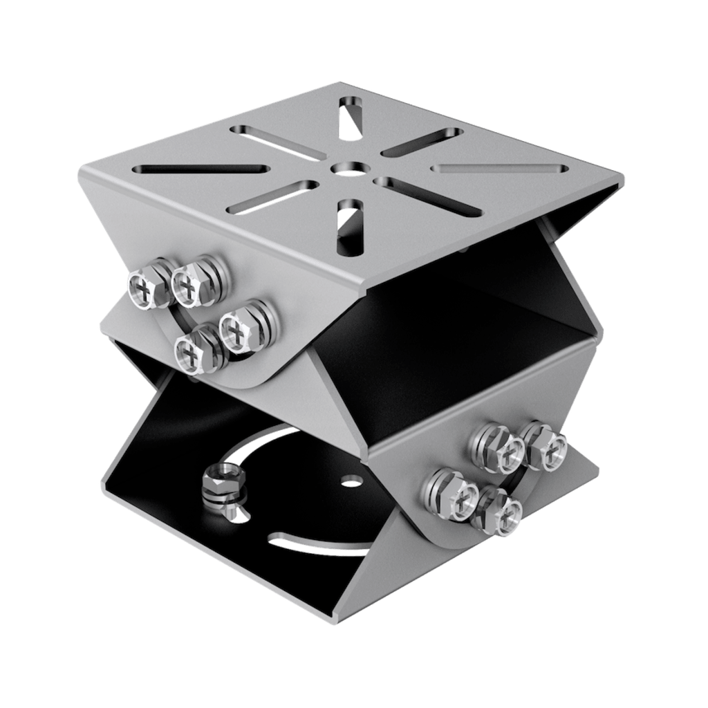 Montaje de Conexión PT para Cámaras IDS-TCM403 / Fabricado en Aluminio / Anticorrosivo