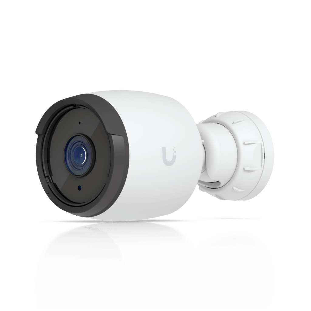 Cámara UniFi Protect G6 Bullet Color Blanco, PoE, 1.8" 4K, AI Multi-TOPS, Visión Nocturna IR 30m, Protección IP66, Reconocimiento Facial y Placa, Montaje en Pared, Techo, Poste