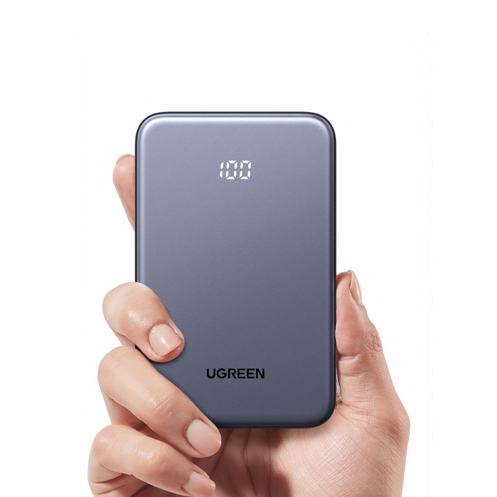 Banco de Energía Portátil 10000mAh / 20W Máximo / Puerto USB-C PD3.0 PPS / Puerto USB-A 22.5W / Batería Polímero de Litio / Pantalla Digital / Carga Rápida 3 Horas / Protocolos Múltiples / Protección