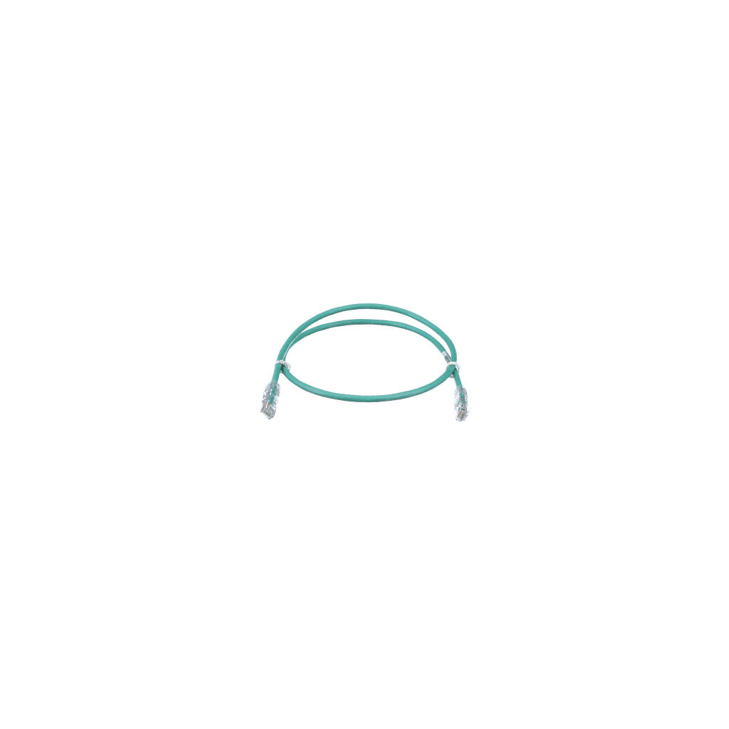 Cable de Parcheo TX6, UTP Cat6, 24 AWG, CM, Color Verde, 9.14 Metros (30 Pies)