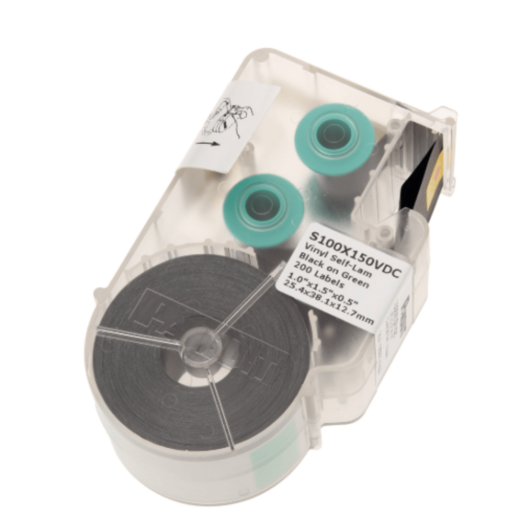 Casete de Etiqueta Auto-Laminada para Cableado de Redes de Cobre, Fibra ?ptica o El?ctrico, 200 Etiquetas