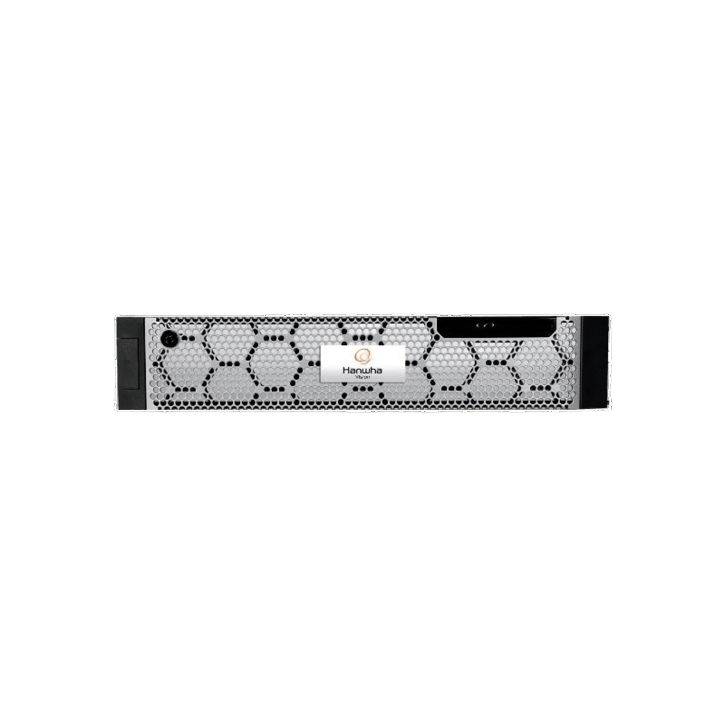 NVR Wisenet WAVE basada en Windows Server / Montable en Rack 2U / Incluye 1 licencia WAVE-PRO-04 / 470 Mbps throughput / Incluye 128TB en crudo para almacenamiento