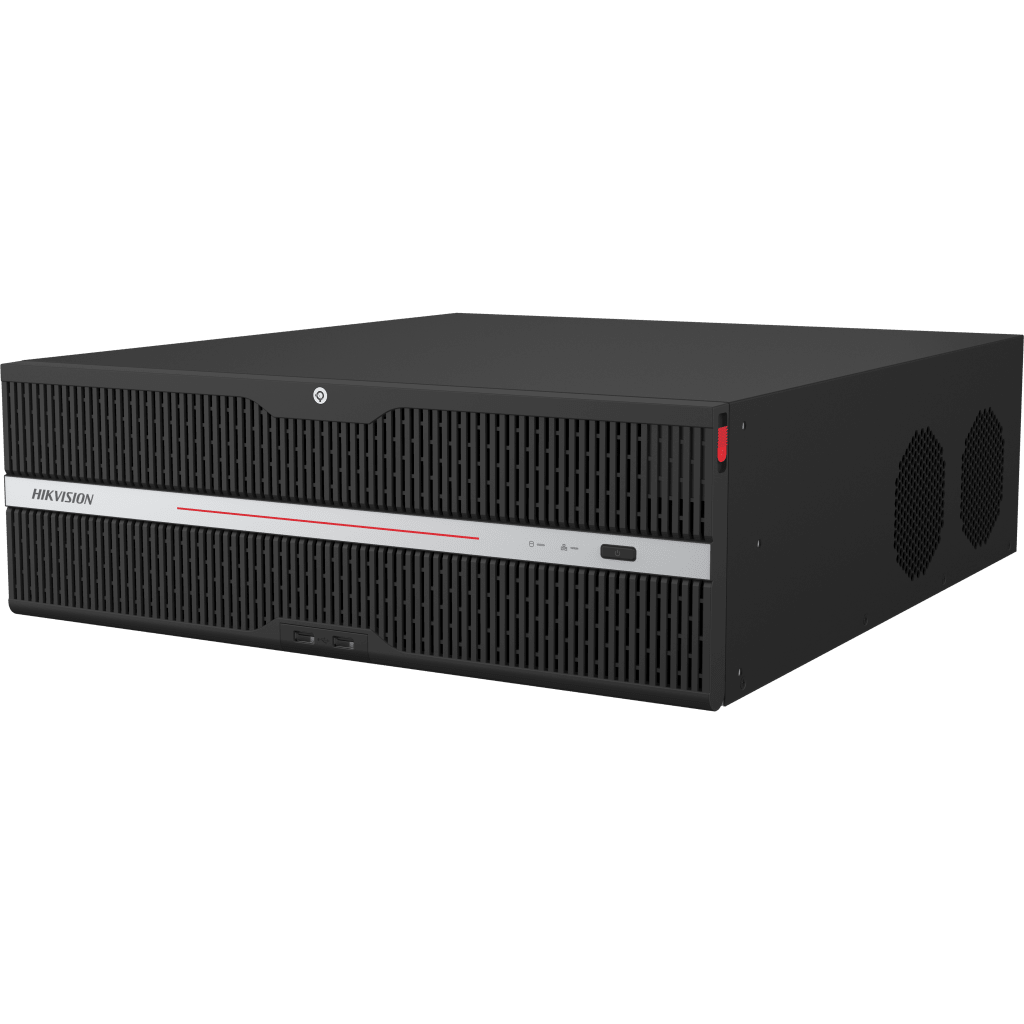 NVR 12 Megapixel (8K) / 256 canales IP / 16 Bahías de Disco Duro / 4 Puertos de Red / Soporta RAID con Hot Swap / NVR de Alto Desempeño
