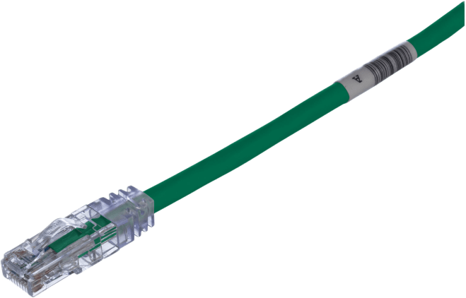 Cable de Parcheo TX6, UTP Cat6, 24 AWG, CM, Color Verde, 3.05 Metros (10 Pies)