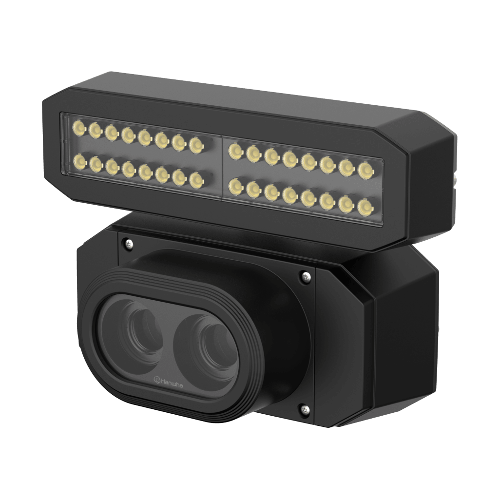 Camara IP Dual 4K, Funcion para reconocimiento de Codigos de Barra BCR / 2 lentes 25mm / Luz Blanca incluida /