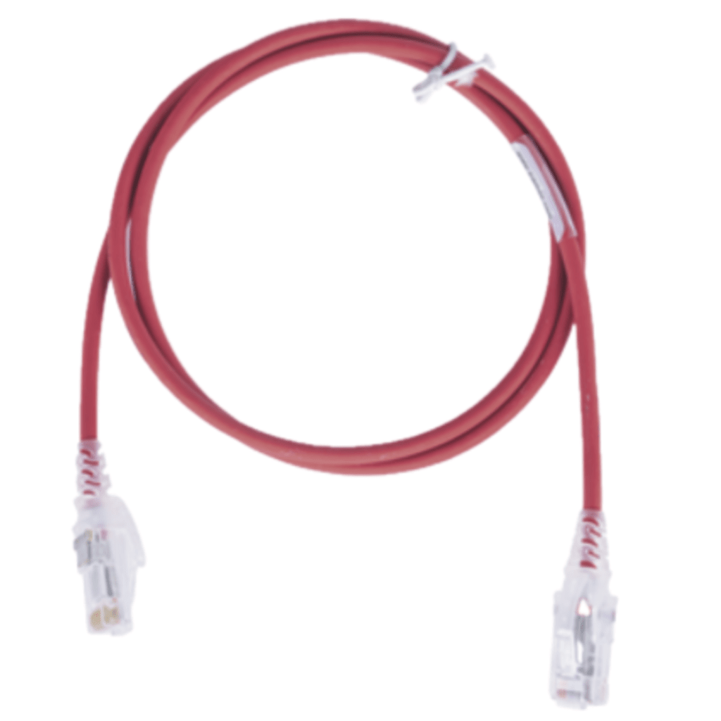 Patch Cord RJ45 6 UTP T568A/B CM/LSOH1 Rojo 2.13 Metros (7 Pies) 28AWG