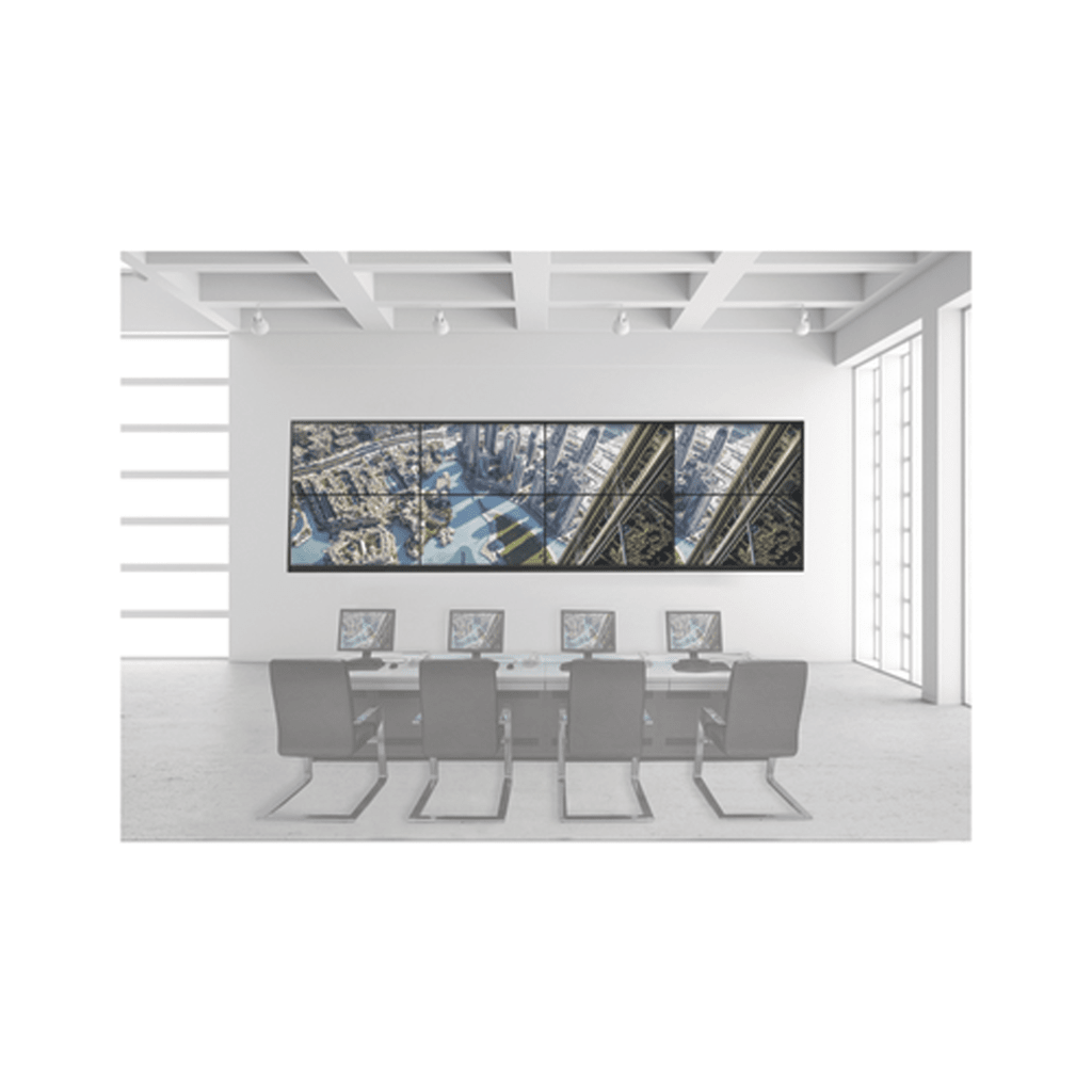 Kit Videowall 4x2 / Incluye 8 Pantallas de 55" / Decoder / Base de Pared