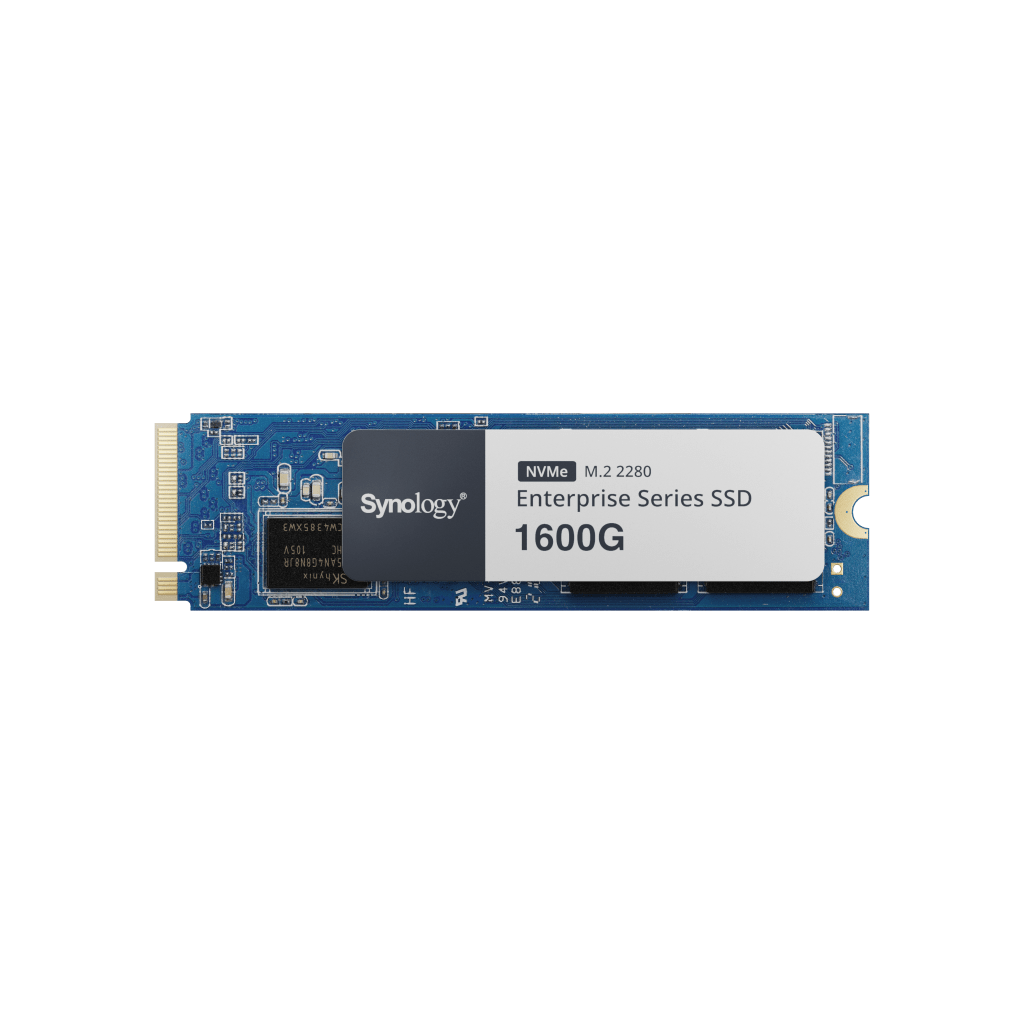 SSD NVMe M.2 Serie Enterprise | SSD 1600GB | Alto Rendimiento 660.000 IOPS Lectura | 120.000 IOPS Escritura | Hasta 2900 TBW | Protección de Datos Integral | Compatibilidad con Synology DSM.