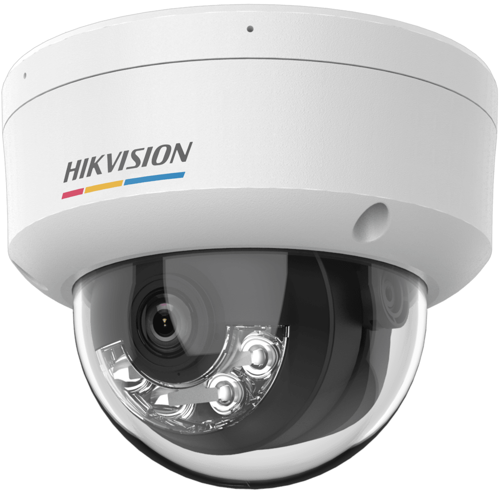 [ColorVu 3.0 + MD 3.0] Domo IP 6 Megapixel / Lente 2.8 mm / 30 mts IR + 30 mts Luz Blanca / Micrófono Integrado / ACUSENSE Lite / Exterior IP67 / IK08 / dWDR / PoE / Micro SD