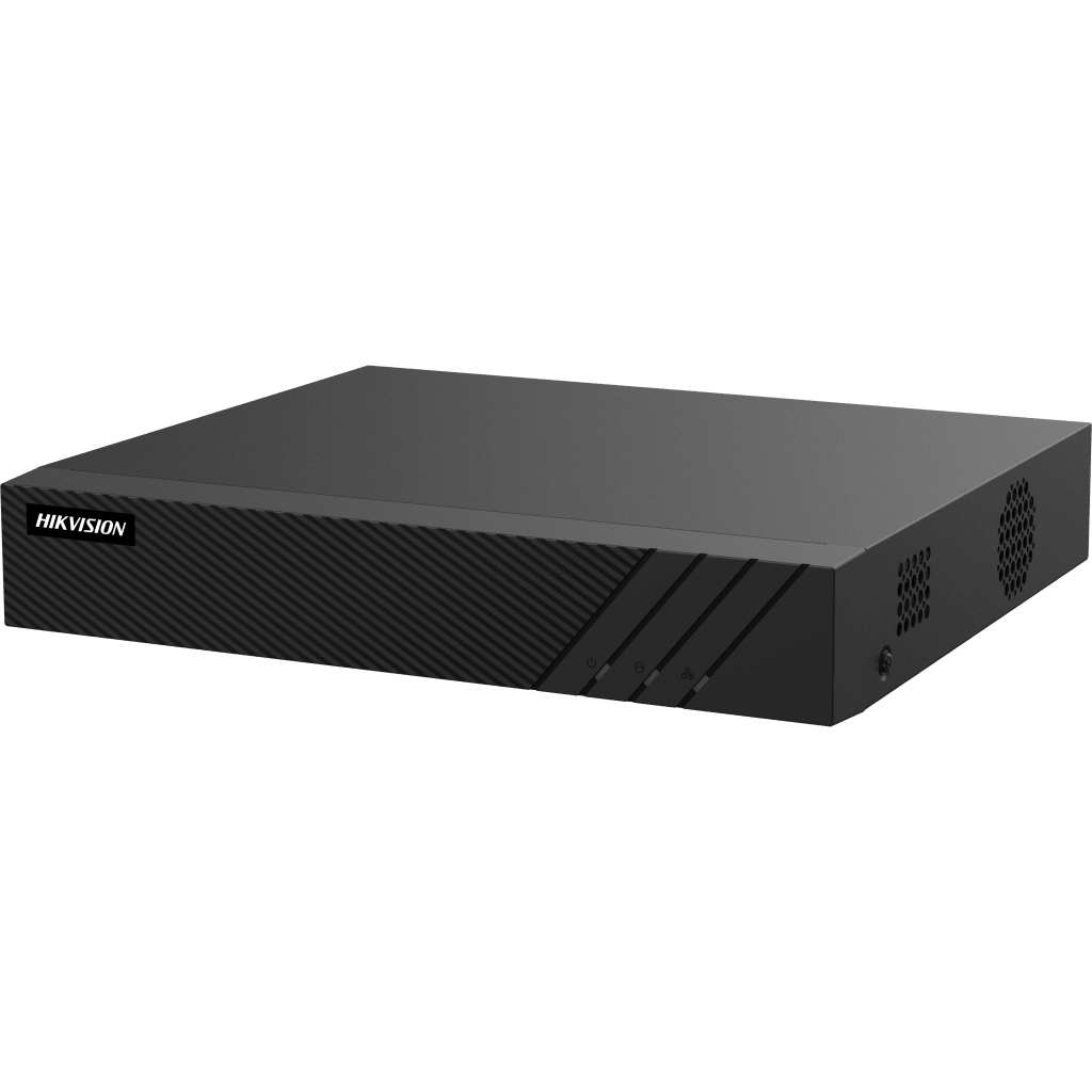 NVR 8 Megapixel (4K) (Compatible con Cámaras ACUSENSE) / 4 canales IP / 4 Puertos PoE+ / 1 Bahía de Disco Duro / Salida de Vídeo en 4K / 300 Metros PoE Modo Extendido