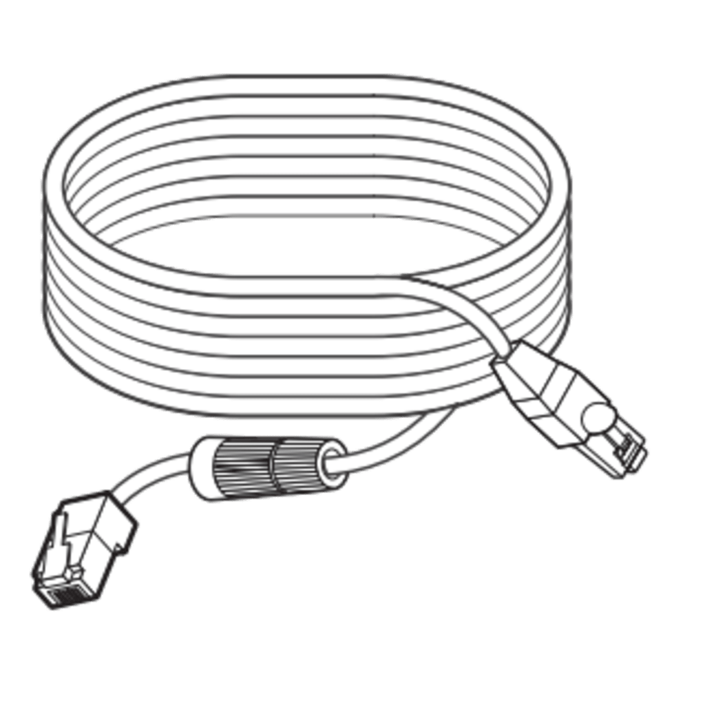 Cable Extensi?n de 15 Metros (49.21 Pies) para Colocar Lentes Remotos Compatible con C?mara PNM-9000QB Hanwha