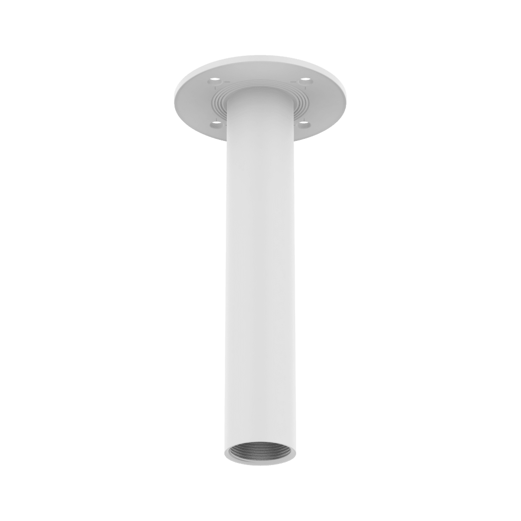Soporte de Techo SBP-300CMI / Aluminio / Blanco / Peso 800g / Carga Máxima 10kg / Compatible con Modelos Hanwha Vision / Certificaciones EAC UL CE FCC