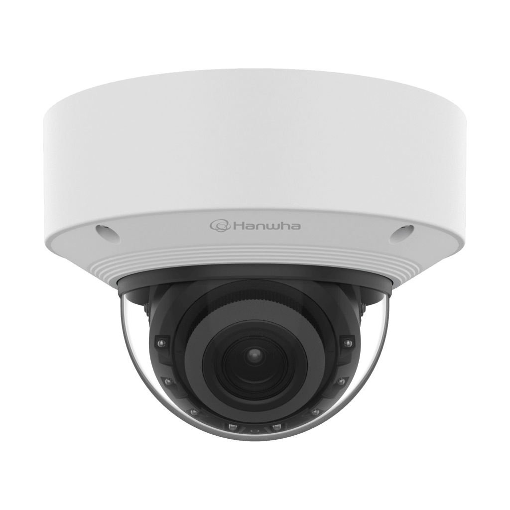 Cámara Domo 4K con IA, Antivandalica / Lente Motorizado de 4.4 a 9.3mm / P-Iris, WDR 120dB / Ranura SD / Conteo de personas y Vehiculos