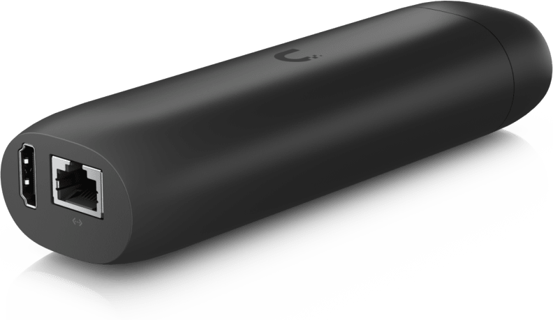 Dispositivo UniFi Protect ViewPort, ideal para visualizar hasta 16 cámaras UniFi en una pantalla mediante HDMI