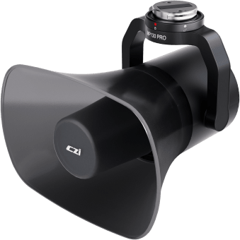 Altavoz de Largo Alcance para Drones, 130 dB de Presión Sonora, Alcance 700 m, Luz de Advertencia Multicolor, Compatible con DJI Matrice M300/M350/M400, Transmisión en Vivo, Reproducción Grabada