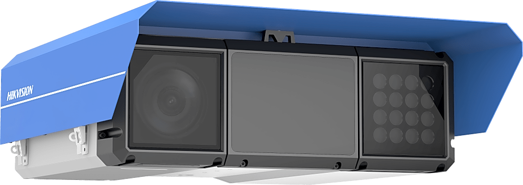 Cámara de Control de Tráfico con Radar y Fusión de Video / 20MP / Reconocimiento de Matrículas / Detección de Infracciones / Alcance 150m / 4 Carriles