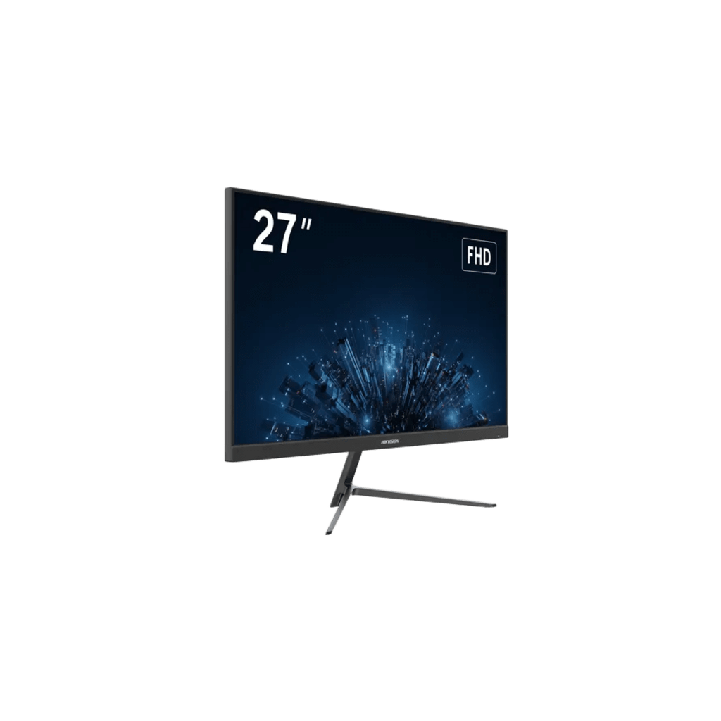 Monitor LED Full HD (1080p) de 27" / Bocinas Integradas / 100 Hz / Ideal para CCTV, Oficina y Hogar / Entrada HDMI-VGA / VESA (100 X 100) / Uso 24/7 / IPS / Ultra Delgado