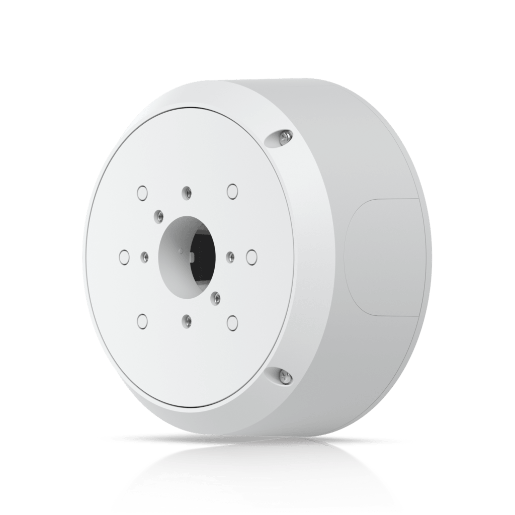 Camera Junction Box – Caja de Conexiones Antimanipulación en Color Blanco para Cámaras UniFi Protect Bullet, Dome y Turret