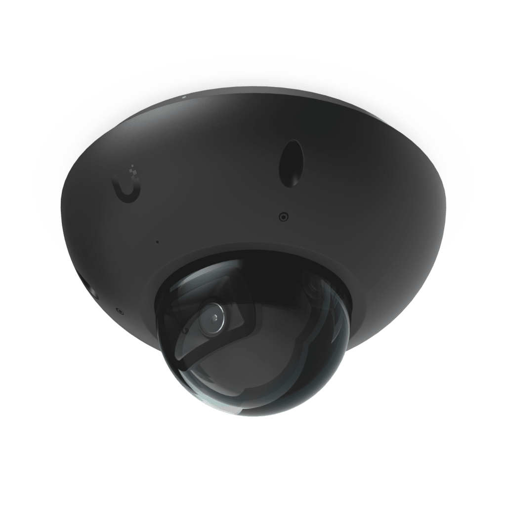UniFi G6 Dome – Cámara 4K Antivandálica y Todo Clima con Sensor de 8 MP (1/1.8”), Motor de IA Multi-TOPS y Visión Nocturna Infrarroja de Largo Alcance, Color Negro