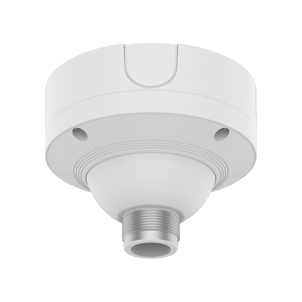 Montura Techo Base Giratoria SBP-180CMS / Aluminio Blanco RAL9003 / Diámetro 130 mm / Peso 970 g / Agujero Conduit 19.1 mm / Certificaciones FCC UL CE EAC