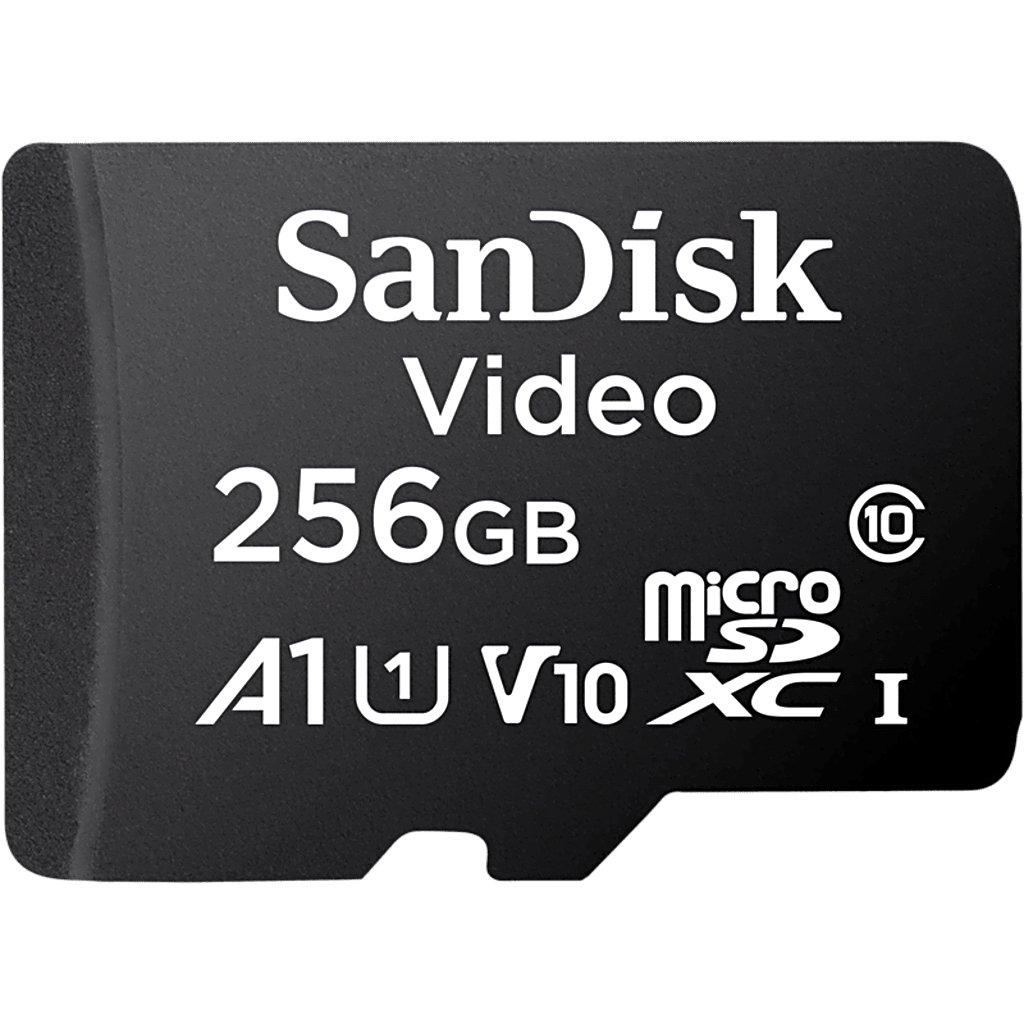 Memoria microSD SanDisk 256GB / Alta Resistencia / Videovigilancia / Clase 10