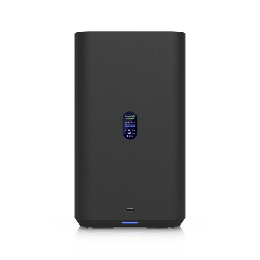 UniFi UNAS-2 – Almacenamiento en Red (NAS) Compacto con 2 Bahías para HDD de 3.5”, Puerto de Red 2.5 GbE, Conectividad USB-C y Adaptador PoE++ Incluido