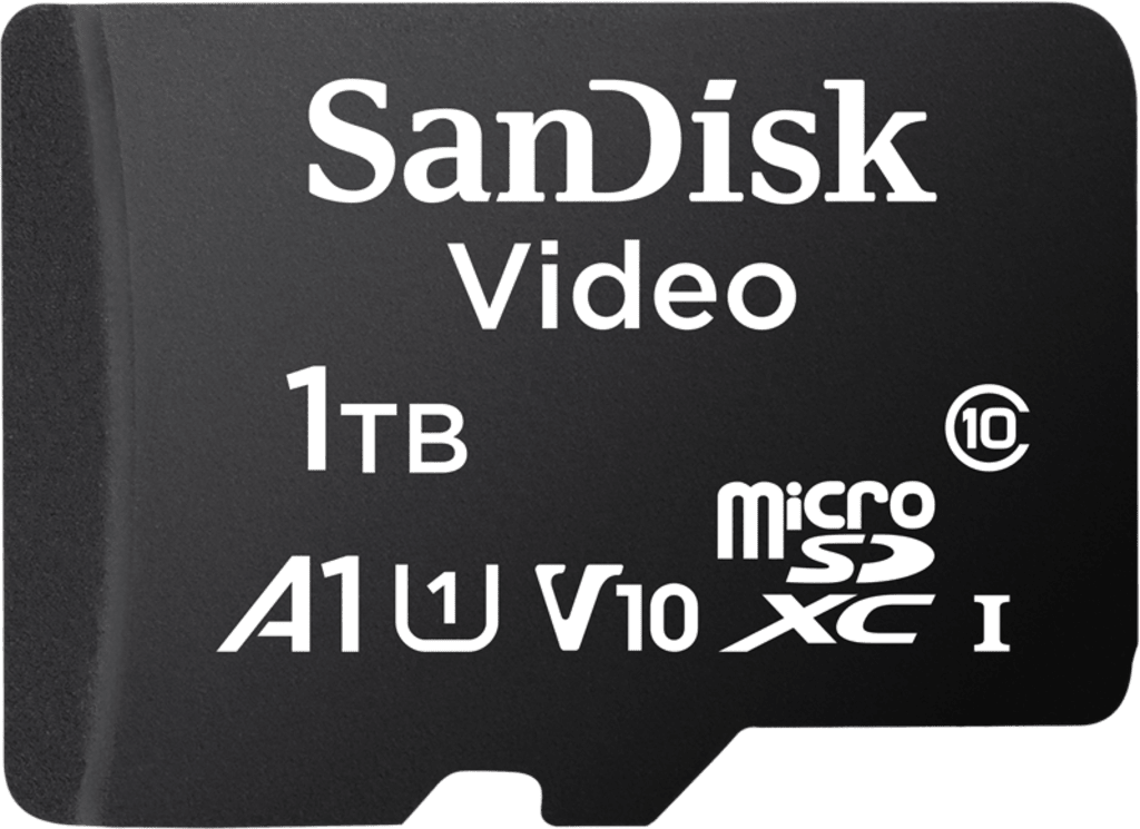 Memoria microSD SanDisk 1TB (1024GB) / Alta Resistencia / Videovigilancia / Clase 10