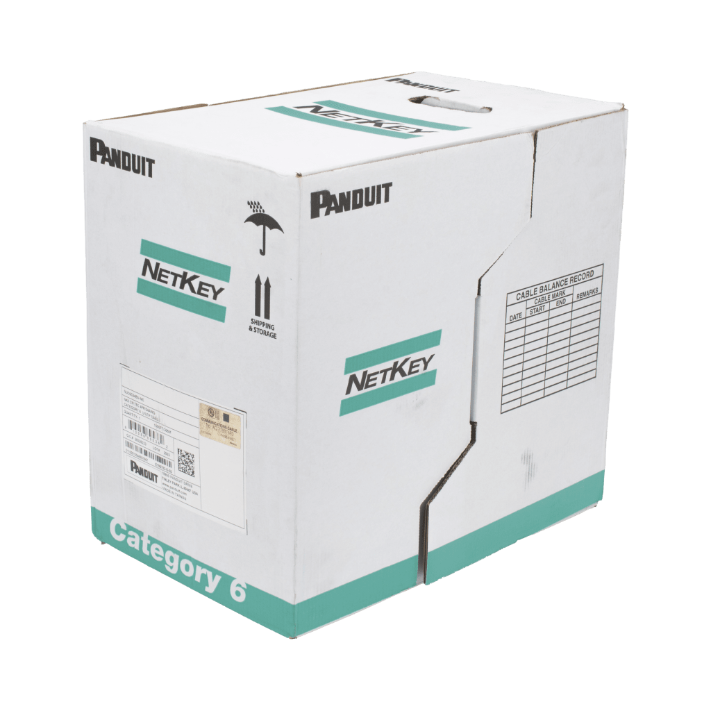 Bobina de Cable UTP 305 Metros (1000 Pies) de Cobre, NetKey, Azul, Categor?a 5e (24 AWG), PVC (CM), de 4 Pares