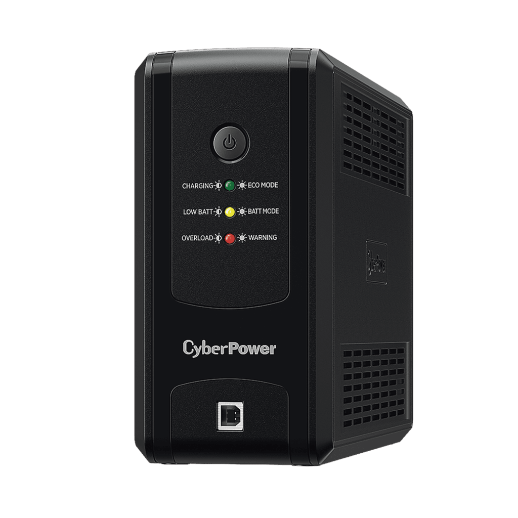 UPS de 750 VA/375 W, Topología Línea Interactiva, Entrada 120 Vca NEMA 5-15P, y 8 Salidas NEMA 5-15R, Puerto USB, Con Regulador de Voltaje (AVR)