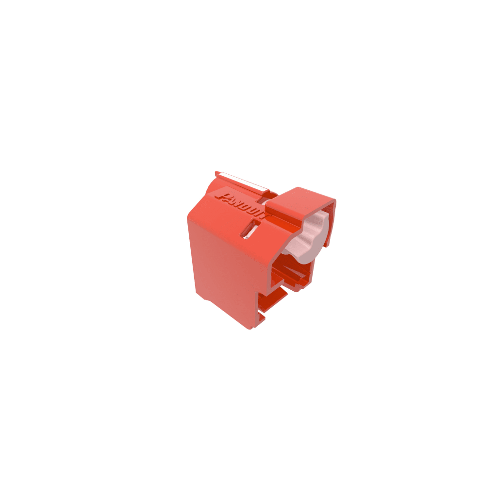 Kit de 100 Dispositivos Para Impedir Desconexi?n de Plug RJ45, Color Rojo, Incluye 5 Herramientas para Instalar/Retirar