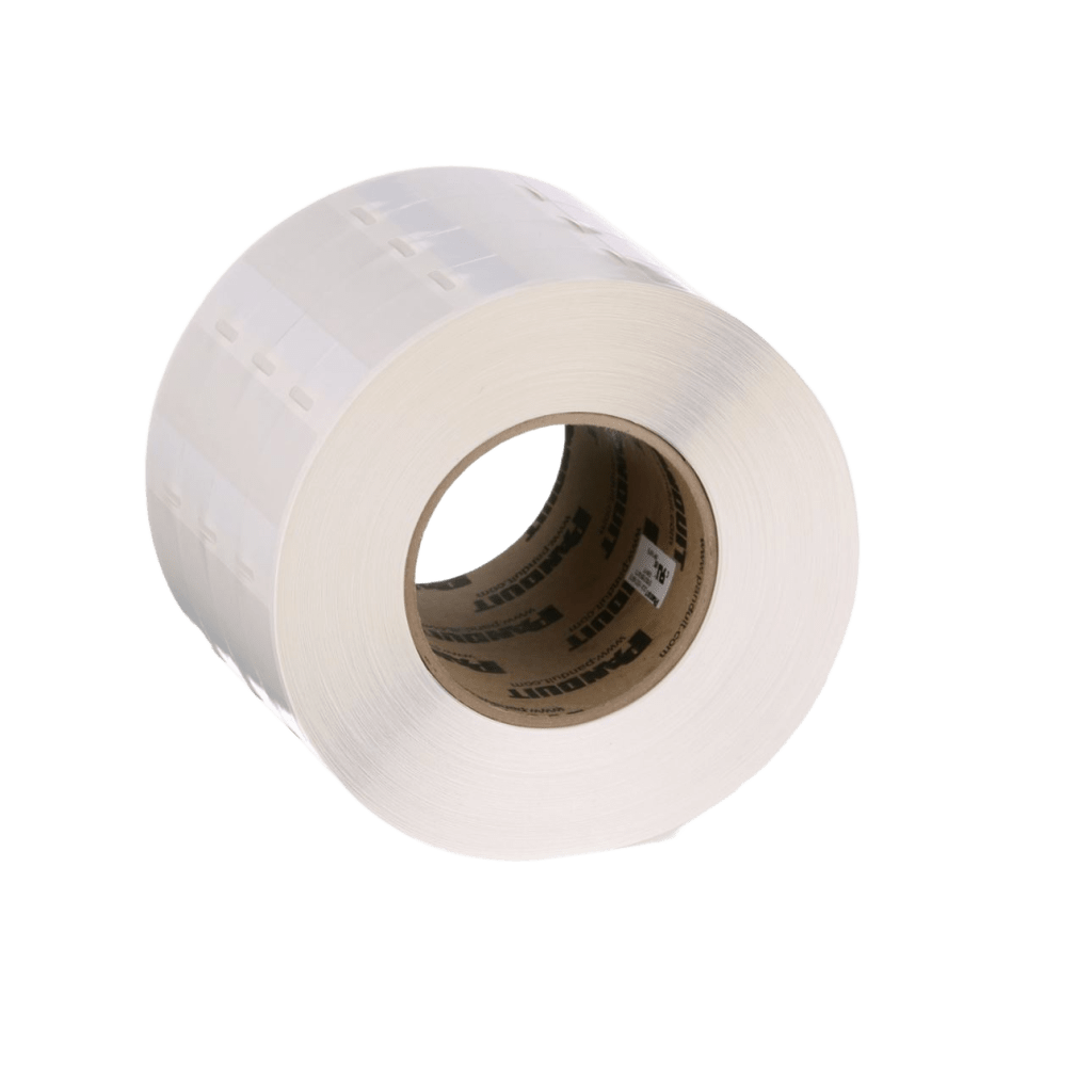 Casete de 500 Etiquetas Adhesivas, para Patch Panel, Face Plate o Cajas Superficiales, Para Identificaci?n 1 Puerto, Color Blanco