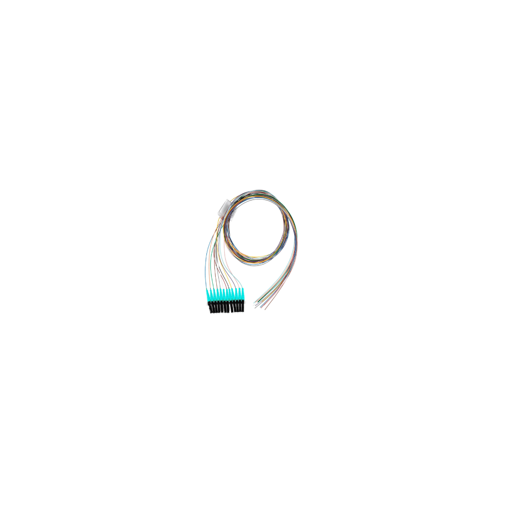 Kit de 12 Pigtails con Conector LC, Multimodo 50/125 OM4, 900um, de 1 Metro (3.28 Pies)