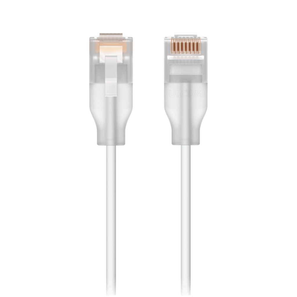 Patchcord UniFi Etherlighting? de 2 Metros (6.56 Pies), hasta 10G / Soporta hasta PoE+++ / Conector RJ45 Transparente para Mejores Efectos de Luz con Switches USW PRO MAX