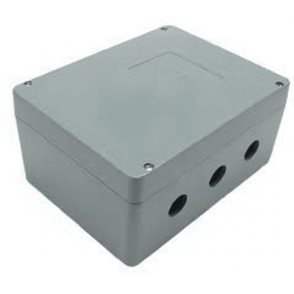 Caja de Unión de Aluminio con 3 salidas de 7/8" / 3 Orificios en la parte inferior.