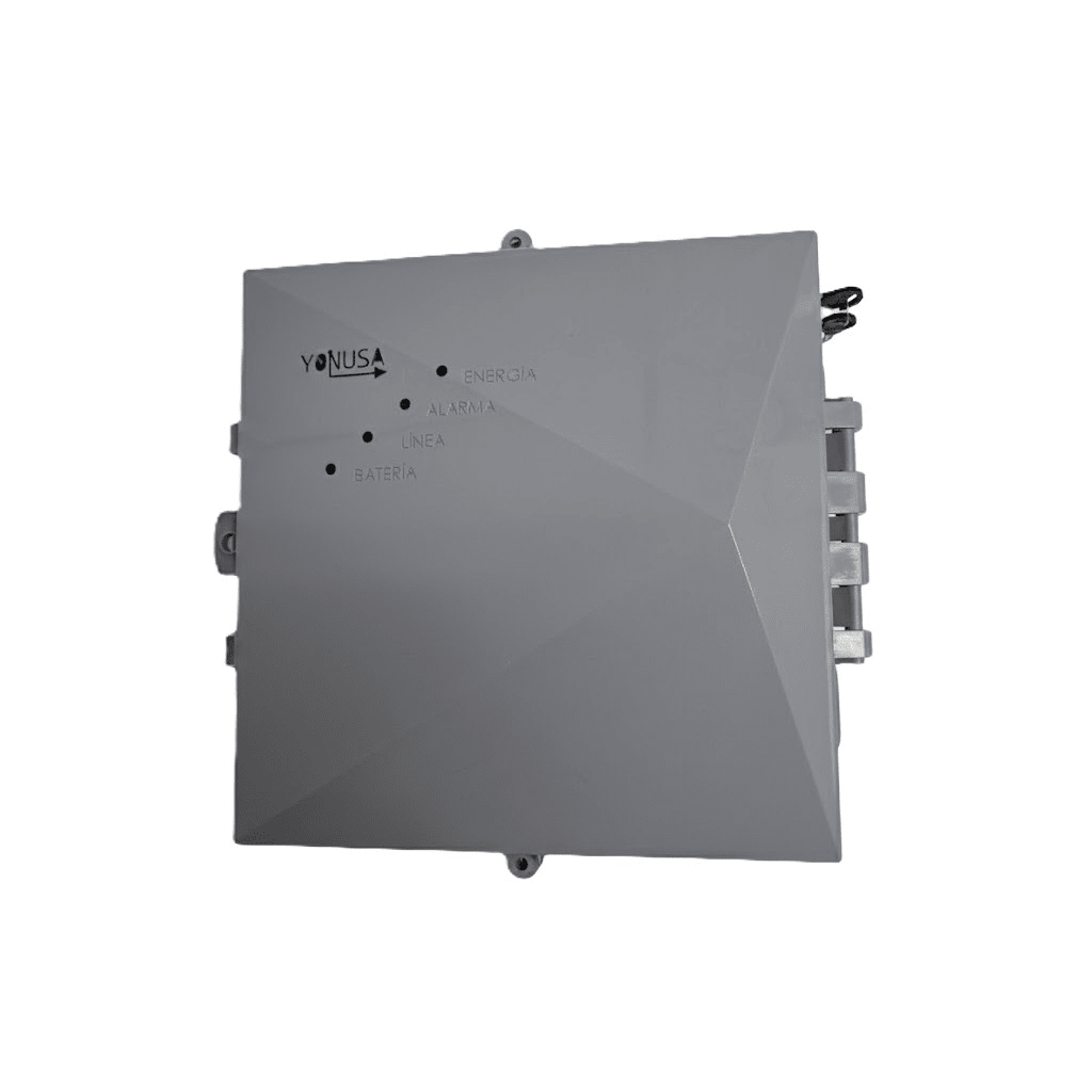 Energizador para Cerco Eléctrico AF-CR / 10,000 Volts / 10,000 Metros Lineales / Alimentación AC 127-220V o Solar / Control Remoto RF 433 MHz / Sistema de Alarma Integrado / Salida Auxiliar 12Vdc 1.5A / Respaldo con Batería Interna 4A