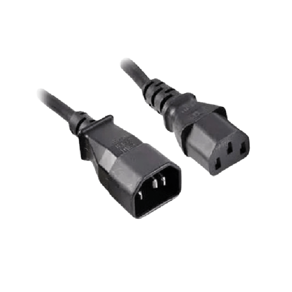 Cable de Alimentación / Enchufe C14/US / 60 cm (23.6 in) / Negro / Compatible NEO