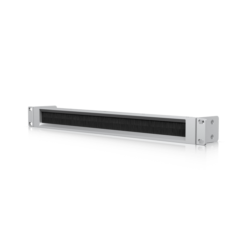 UACC Rack Mount Panel Brush 1U – Panel con Cepillo para Rack que Permite el Paso Ordenado de Cables, Reduce la Entrada de Polvo y Mantiene una Estética Limpia y Uniforme