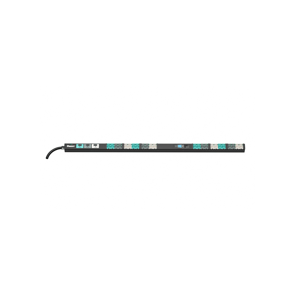 PDU Inteligente Monitoreable y Switchable EL2P para Distribución de Energía, Enchufe de Entrada NEMA L21-30P, Con 24 Salidas C13/C15 y 24 C13/C15/C19/C21, de Instalación Vertical, 208 Vca, 30 Amp